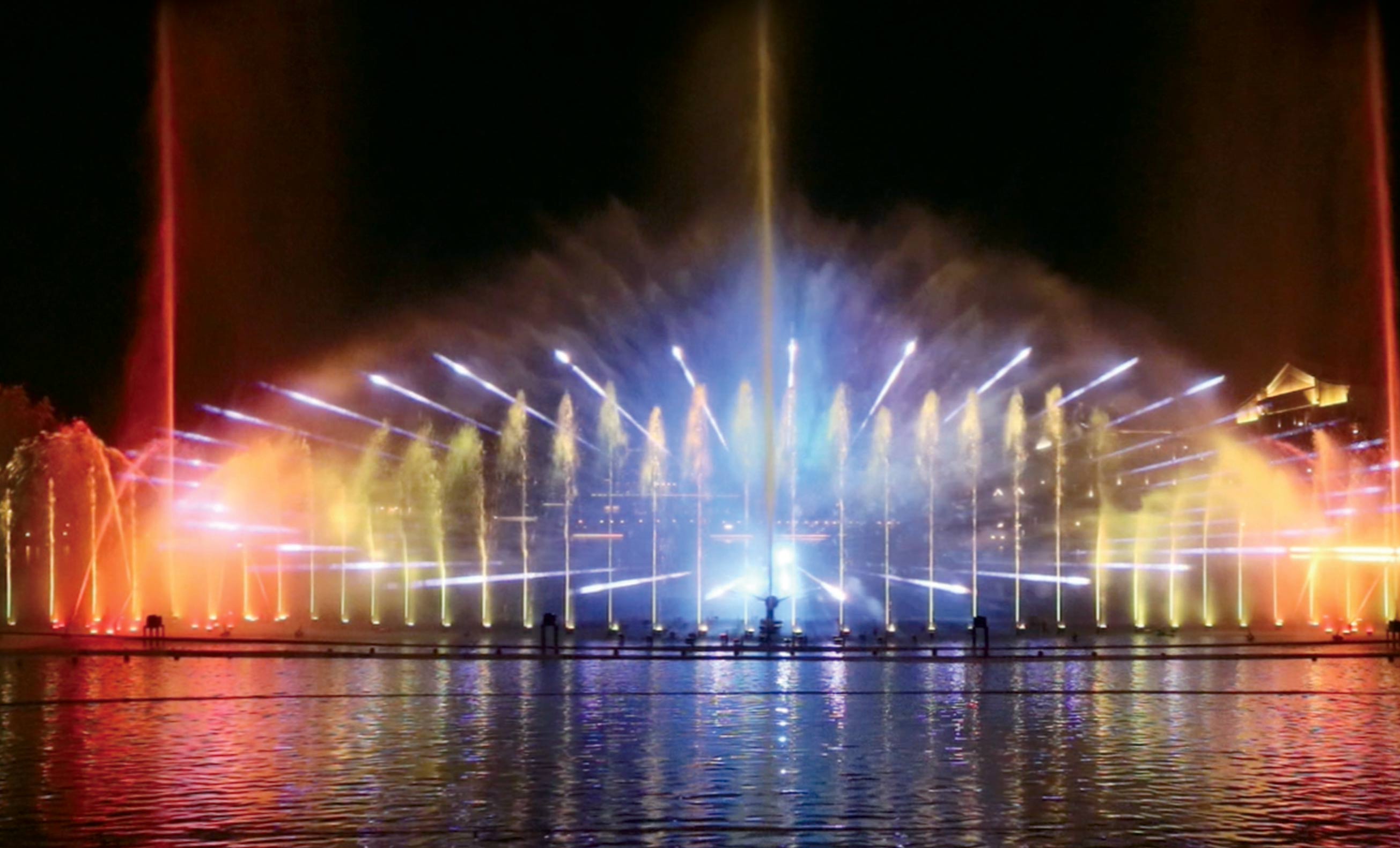 无锡万达喷泉水秀